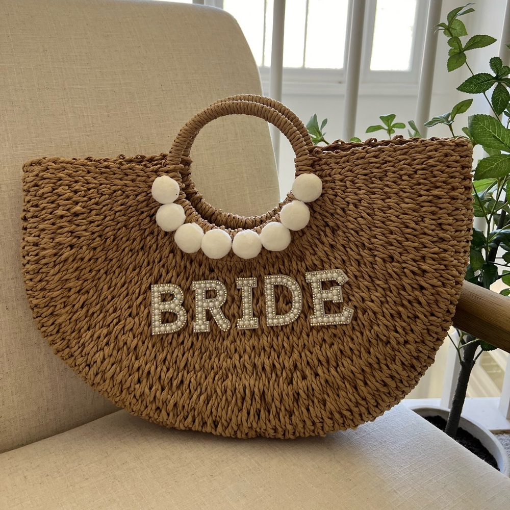 Bride Woven Tan Bag